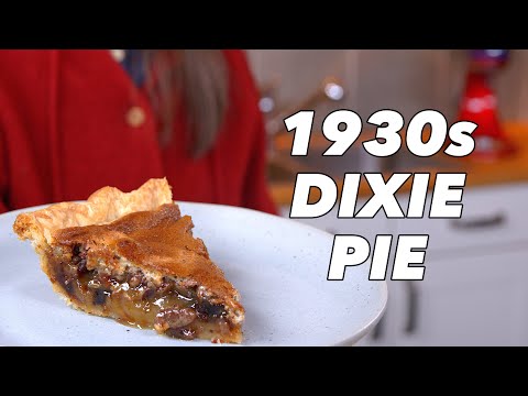 Pie From Another Time... 1930s Dixie Pie Recipe