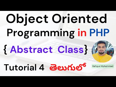 Learn Object Oriented Programming in PHP Tutorial 4 Abstract Class ...