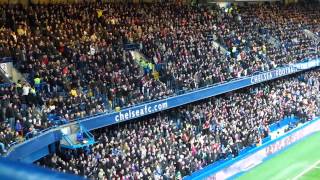Crystal Palace fans "We Love You" chant at Chelsea