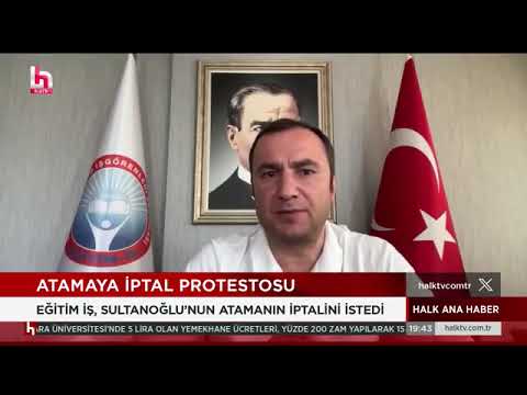 Genel Başkanımız Kadem Özbay ve Genel Örgütlenme Sekreterimiz İlhan Yaşar`ın katıldığı, Asım Sultanoğlu’nun Şanlıurfa İl Milli Eğitim Müdürü olarak atanmasını protesto ettiğimiz basın açıklamamız Halk Tv Ana Haber`de yayınlandı.15/08/2023 | EĞİTİM İŞ