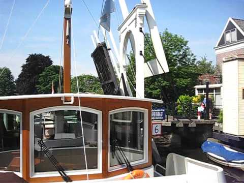 Yacht Rebecca on the river Vecht.