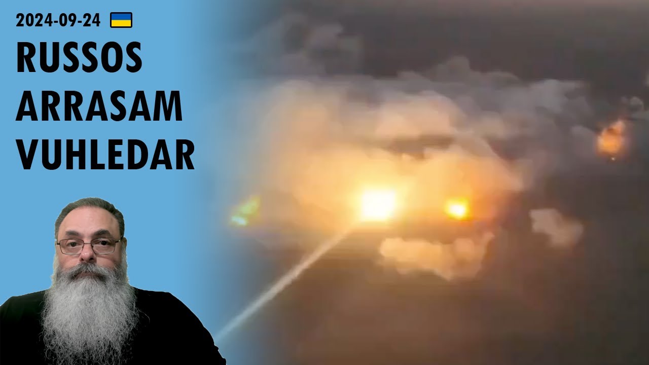 #Ucrânia 2024-09-24: RUSSOS CERCAM e DESTRÓEM VUHLEDAR, mas UCRANIANOS RESISTEM na CIDADE