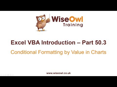 Excel VBA Introduction Part 50.3 - Conditional Formatting by Value in Charts