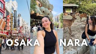 Osaka and Nara Travel Vlog | Best place to eat in Osaka, tips for a day trip to Nara