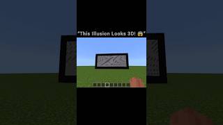 Grayscale Illusion Art in Minecraft 🏗️ | Easy Tutorial #Shorts #minecraft