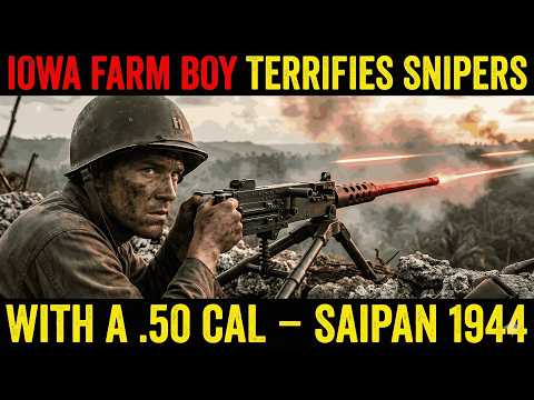 Iowa Farm Boy Terrifies Enemy Snipers with a Browning M2 – Saipan 1944