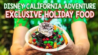 Disney California Adventure Exclusive Holiday Food | Disney Holiday Food Guide 2018