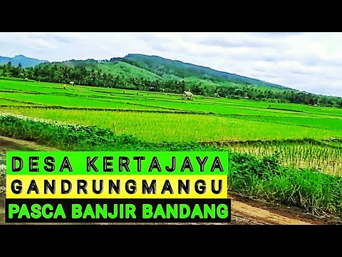 Desa Kertajaya Gandrungmangu Cilacap pasca banjir bandang melanda
