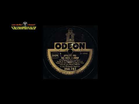 Apprenez-Moi Des Mots D´Amour - Mario Melfi & Orchestre Argentin - Marcel Véran - Tango