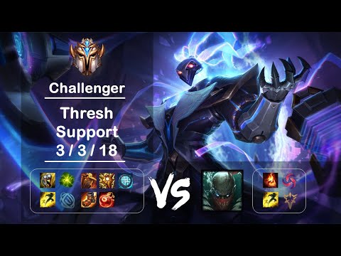 [4K] KR Challenger Support Thresh vs Pyke Ep.1253