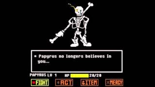 (Undertale) Stronger Than You: Disbelief Papyrus Cover!?