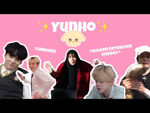 Yunho and his golden retriever energy