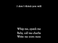 Nomy - Spank My Ass w/lyrics 