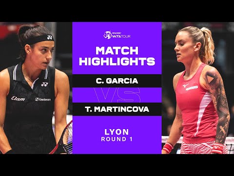 Теннис Caroline Garcia vs. Tereza Martincova | 2023 Lyon Open Round 1 | WTA Match Highlights