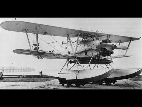 Danish Hawker Dantorp launching torpedoes (1933)