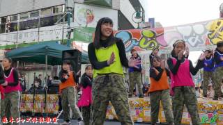 神田エンジェルスJr.・"Dance Dance Dance - E-girls"・"Ikari Wo Kureyo - Glim Spanky"　2017ひらつな祭