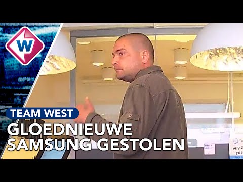Brutale telefoondief rent naar buiten met smartphone - Team West