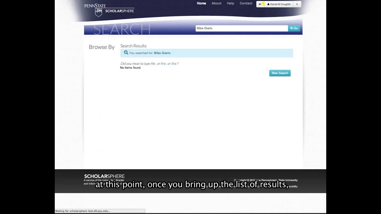 Profiles in ScholarSphere