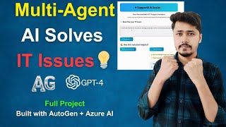 Build a Multi-Agent IT Ticket Resolver with AutoGen + Azure AI | Full Project with UI, Email, RAG