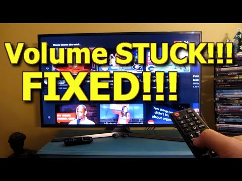 Samsung TV - How to Fix Volume Stuck and Doesn't Work