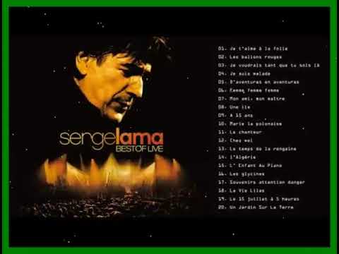 Serge Lama Greatest Hits Playlist 2022💖 Serge Lama Collection Of The Best Songs 2022