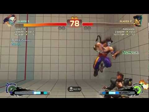 migle235 (VE) vs baboxseki (DI) | SSF4: Arcade Edition PC - Ranked Match