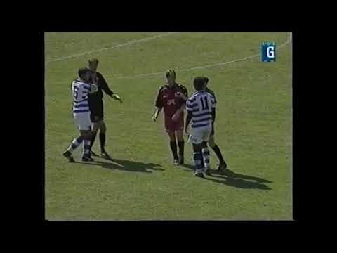 De Graafschap-Heerenveen 1999/2000.  Uitslag 1-1.  Laatste wedstrijd van Ron Olyslager