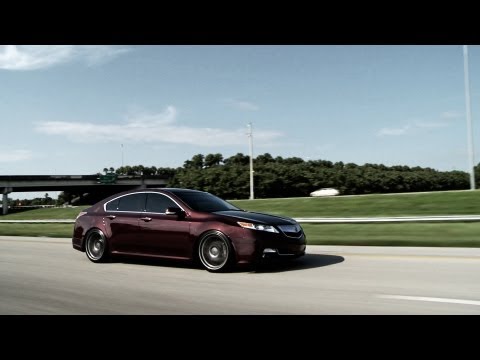 Acura TL on 20" Vossen VVS-CV2 Concave Wheels / Rims