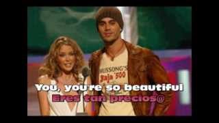 Beautiful - Enrique Iglesais ft. Kylie Minogue - Letra Traducida al Español (Lyrics)