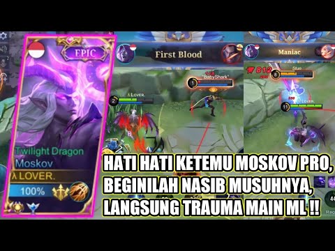 MOSKOV SPELL INSPIRE LAWAN SIAPA AJA PASTI MANIAC, KLO GAK YAA SAVAGE - MOBILE LEGENDS