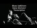 Blues Up&Down-Gene Ammons' (Bb) transcription. Transcribed by Carles Margarit - Carles Margarit Blues Up&Down-Gene Ammons' (Bb) transcription. Transcribed by Carles Margarit