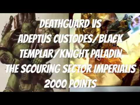 Deathguard vs Imperium Warhammer 40k 8th Edition