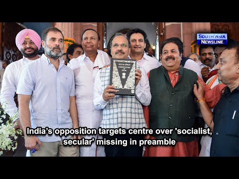 India’s opposition targets centre over 'socialist, secular' missing in preamble