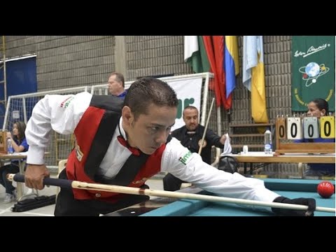 Dani Sánchez vs Heriberto Aristizábal. Billar a 3 Bandas