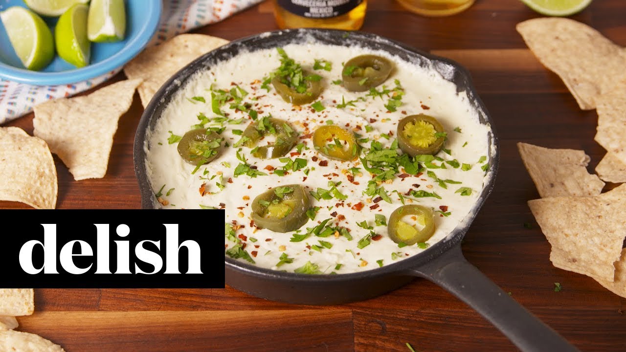 Salsa Verde Queso | Delish