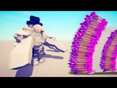 GIANT SNOW GOLEM vs EVERY GOD - Totally Accurate Battle Simulator TABS