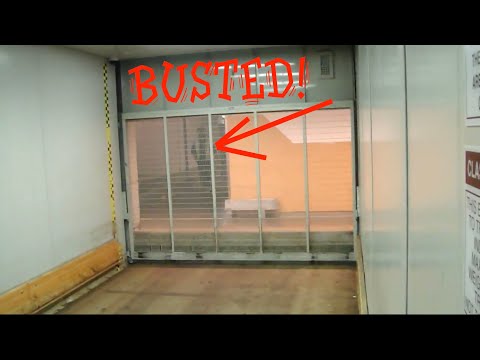 BUSTED: Schindler Freight elevator @ Ikea Bloomington MN with EPIC DOOR CLOSE!