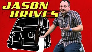 What It's Like to Drive a Three-wheeled Log Cabin | Jason Drives