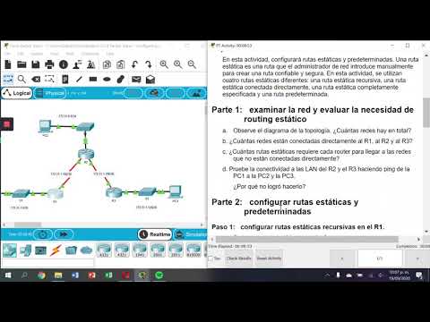 (CCNA 2) Práctica 2.2.2.4 Packet Tracer.