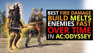 BEST Fire Damage Build In AC Odyssey MELTS!