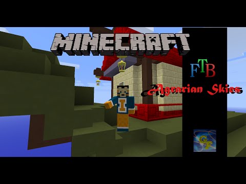 Minecraft Let's Play FTB - Agrarian Skies Episode 22 - Makin' Blazes