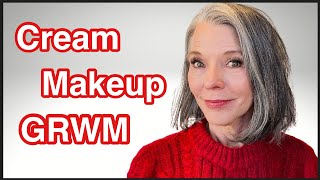 BEST Cream Makeup for Over 50 Skin | GRWM Full Face of Cream Makeup Favorites 2021