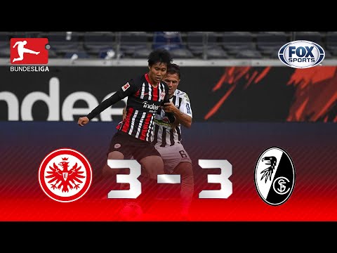 6 GOLS E REAÇÃO INCRÍVEL! Melhores Momentos de Eintracht Frankfurt X Freiburg pela Bundesliga