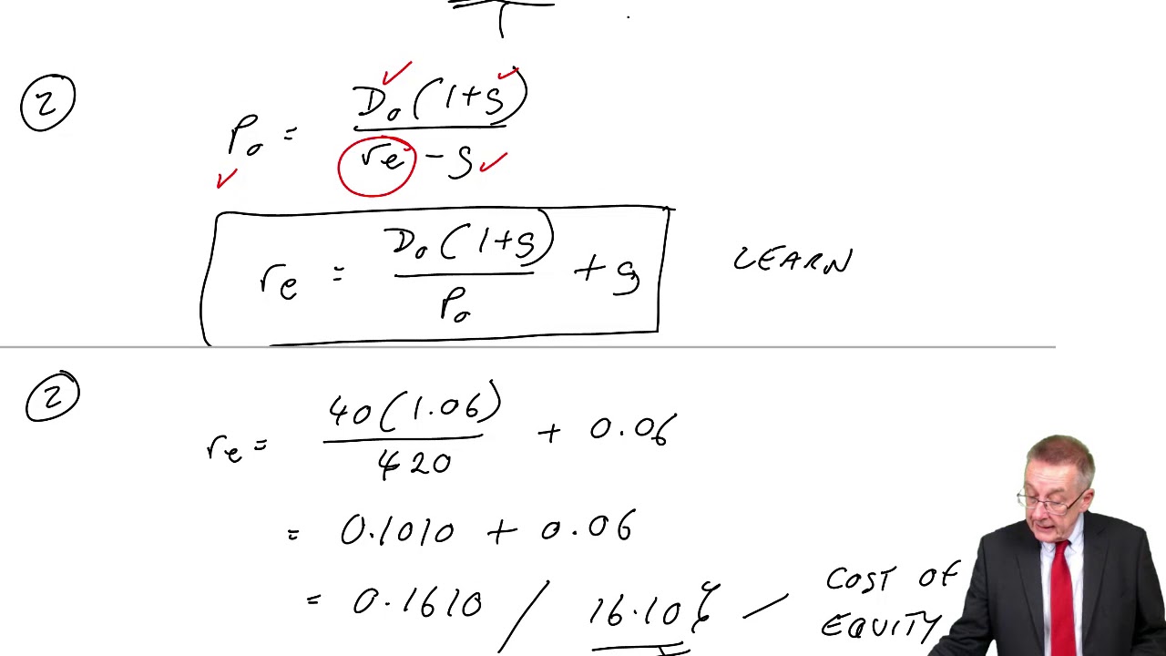 The cost of capital – The cost of equity - ACCA Financial Management (FM)
