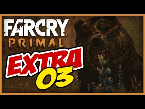 FAR CRY PRIMAL - EXTRAS #3 - FERAS LENDÁRIAS!! - O GRANDE URSO CICATRIZ!!!