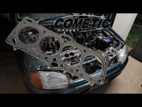 Nitrous Starlet gets a COMETIC head gasket