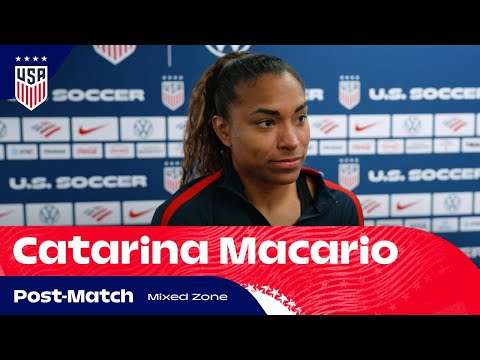 Catarina Macario: "I think we are very, very competitive group" | Mixed Zone
