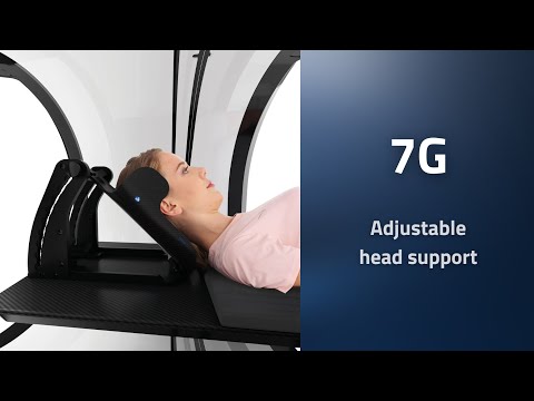 NewTom 7G | TILT-ADJUSTABLE HEAD SUPPORT