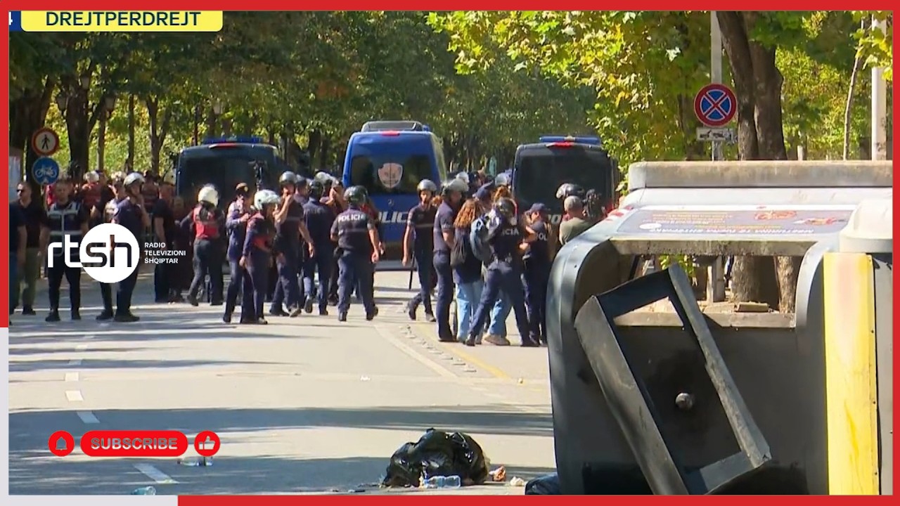 Tensione në protestën pranë Kuvendit, përplasje mes protestuesve dhe policisë, disa të shoqëruar