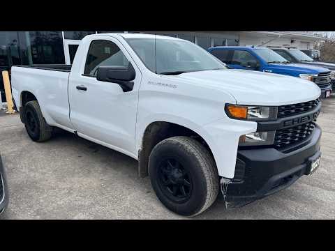 2021 Chevrolet Silverado 1500 Regular Cab Long Box 4-Wheel Drive Work Truck in White for sale at Boyer Ford Lincoln (Bobcaygeon) Ltd. in Kawartha Lakes, ON